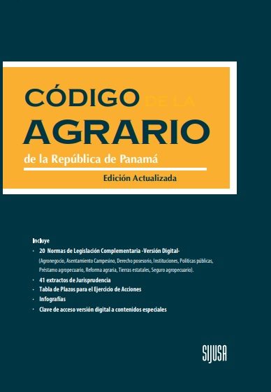 Portada de Código Agrario de la República de Panamá
