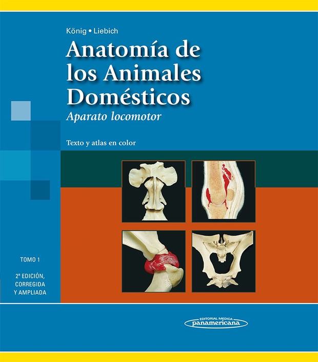 Portada de Anatomía de los Animales Domésticos. Tomo 1. Aparato locomotor