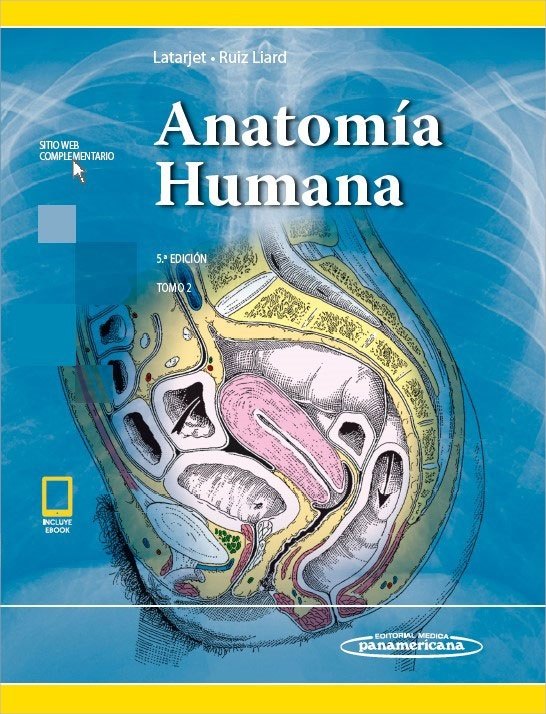 Portada de Anatomía Humana. Tomo 2