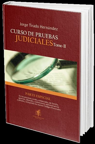 Portada de Curso de Pruebas Judiciales. Tomo 2. Parte Especial