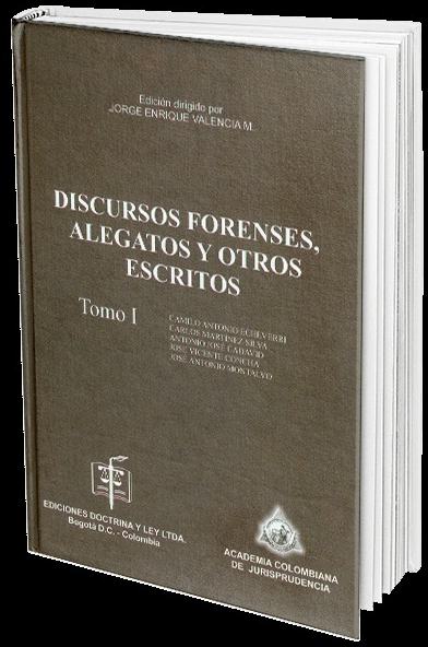 Portada de Discursos Forenses, Alegatos y otros Escritos. Tomo 1