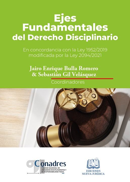 Portada de Ejes Fundamentales del Derecho Disciplinario