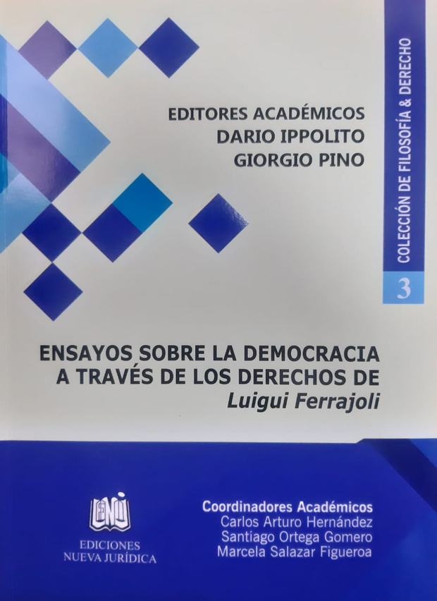 Portada de Ensayos sobre la Democracia a través de los Derechos de Luigi Ferrajoli