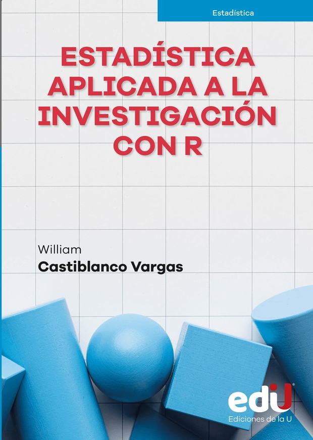 Portada de Estadística aplicada a la investigación con R