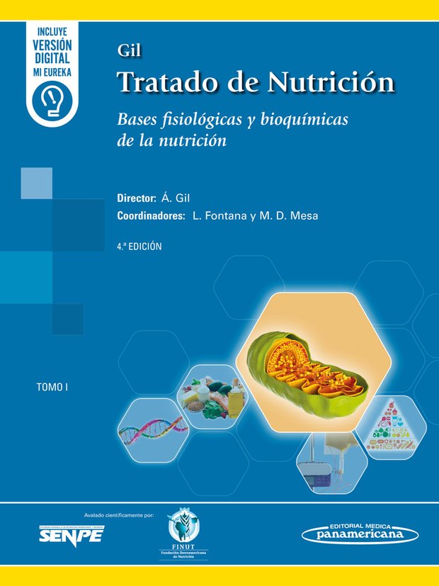 Portada de Gil. Tratado de Nutrición. Tomo 1. Bases fisiológicas y bioquímicas de la nutrición