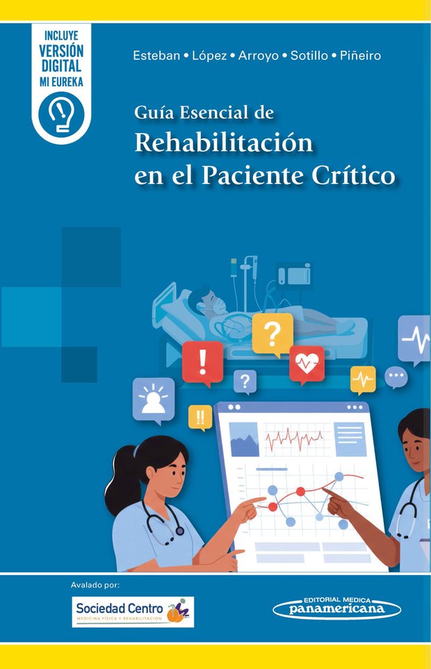 Portada de Guía Esencial de Rehabilitación en el Paciente Crítico