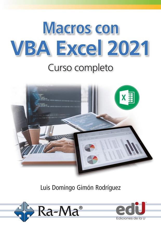 Portada de Macros con VBA Excel 2021