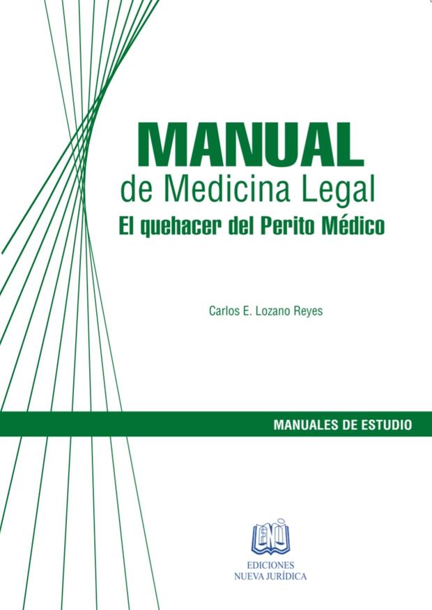 Portada de Manual de Medicina Legal