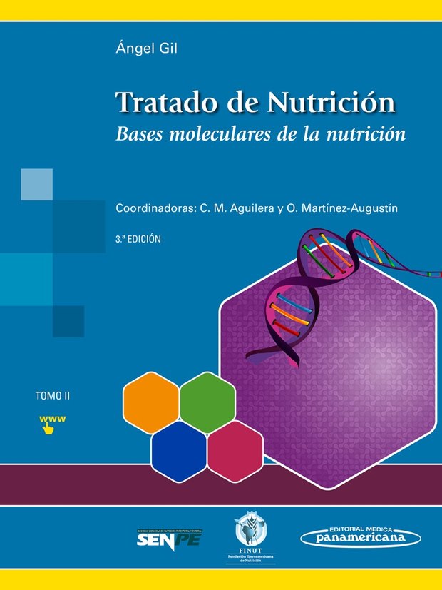 Portada de Gil. Tratado de Nutrición. Tomo 2. Bases moleculares de la nutrición